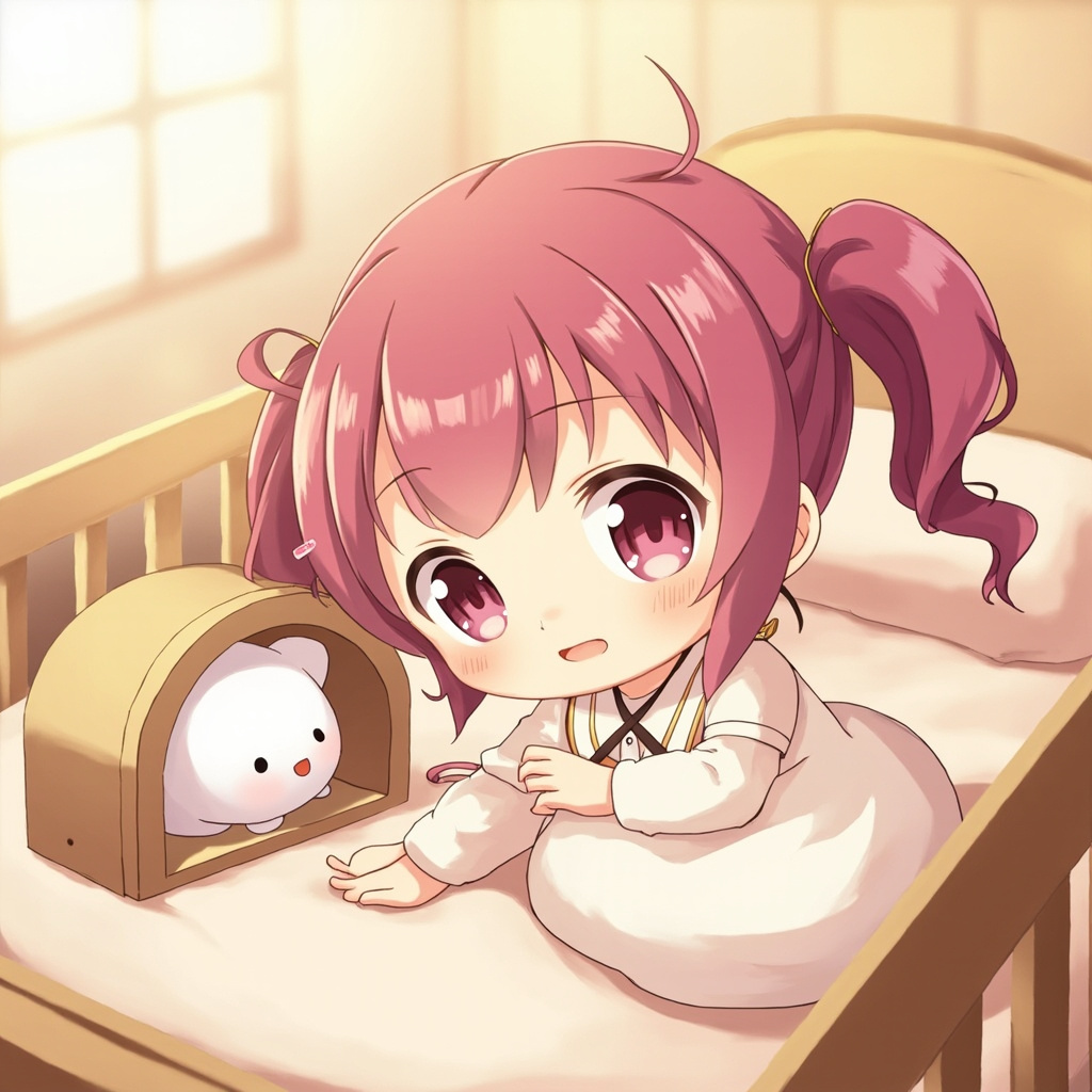 新生儿 · 摇篮边的小兔