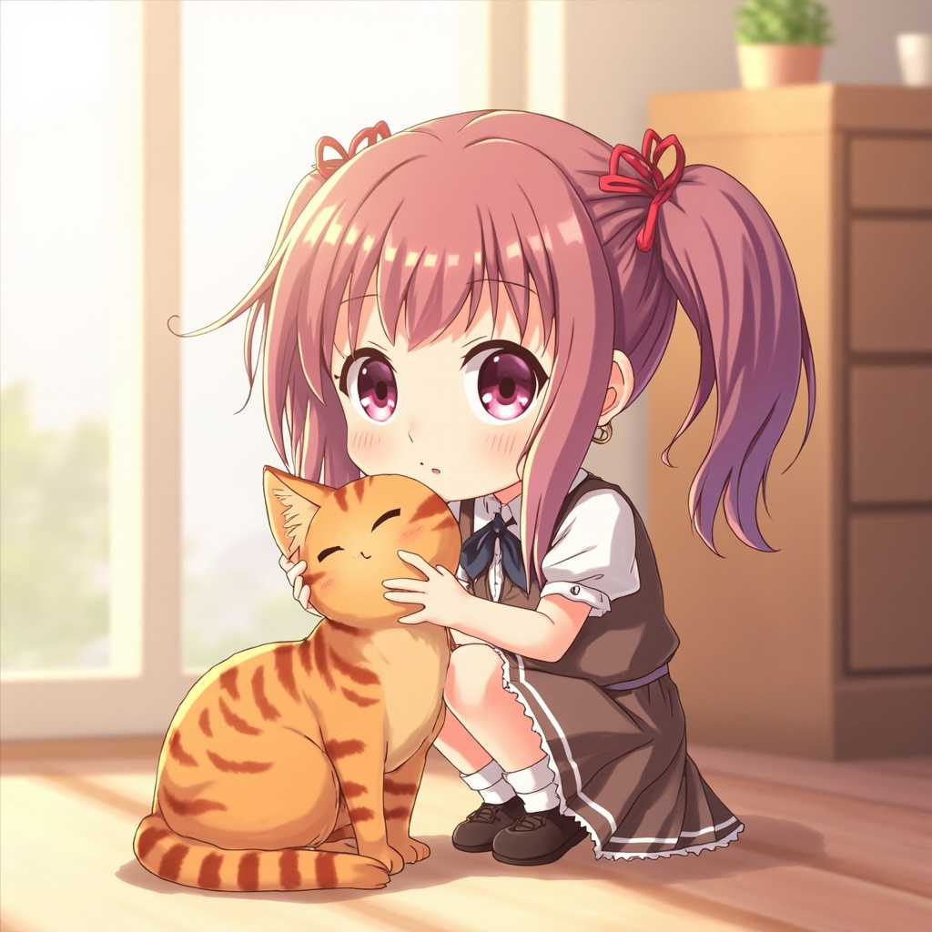 12岁 · 跟大黄猫