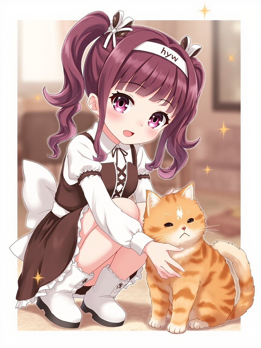 白姣 - 抱猫